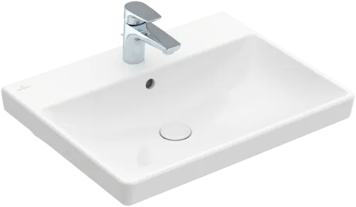 VILLEROY BOCH Umyvadlo Avento, 600 x 470 x 180 mm, bílé Alpine, s přepadem #41586001