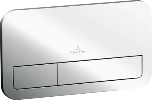Зображення з  VILLEROY BOCH Instalační systémy ViConnect WC ovládací deska 200S, 2-splachovací, chromovaná #92249061