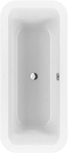 VILLEROY BOCH Oválná vana Loop & Friends SQUARE, 1800 x 800 mm, bílá Alpine #UBA180LFS7V01