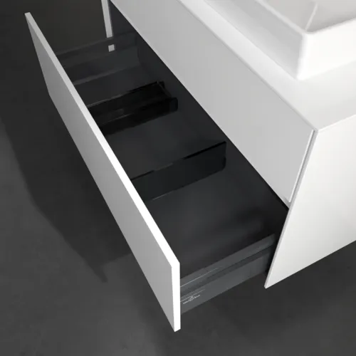 Obrázek V&B COLLARO skříňka pod umyvadlo 1000x548x500mm #C02000DH - whitte glossy