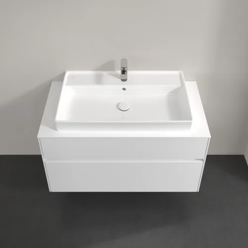 Obrázek V&B COLLARO skříňka pod umyvadlo 1000x548x500mm #C02000DH - whitte glossy