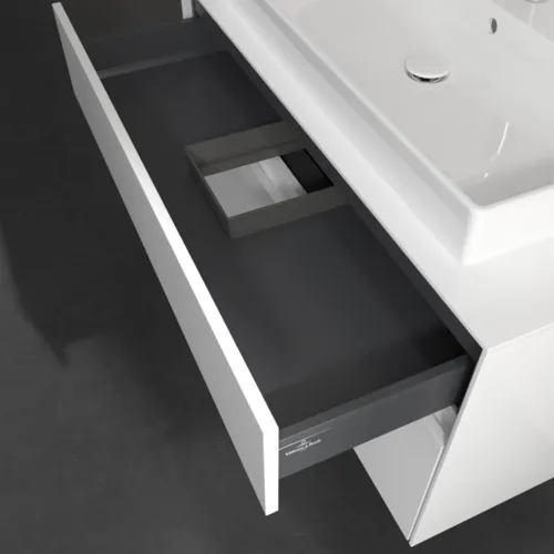 Obrázek V&B COLLARO skříňka pod umyvadlo 1000x548x500mm #C02000DH - whitte glossy