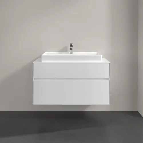 Obrázek V&B COLLARO skříňka pod umyvadlo 1000x548x500mm #C02000DH - whitte glossy