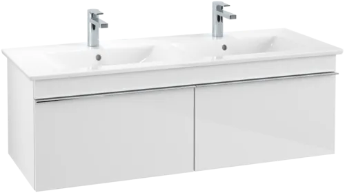 VILLEROY BOCH Venticello toaletní skříňka, 2 zásuvky, 1253 x 420 x 502 mm, lesklá bílá / lesklá bílá #A93901DH, obrázek 1