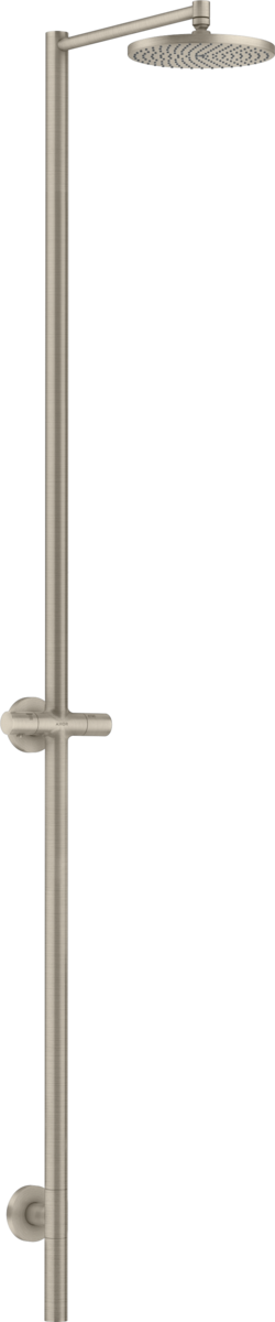 HANSGROHE AXOR Starck Nature sprchový sloup s horní sprchou 240 1jet bez ruční sprchy #12671820 - kartáčovaný nikl