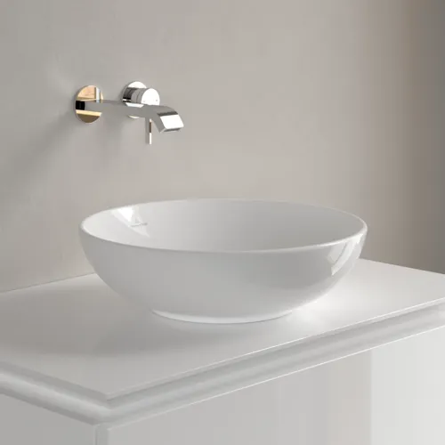 Obrázek V&B Loop&Friends umyvadlo na desku 420mm, bez přepadu #4A460101 - alpská bílá