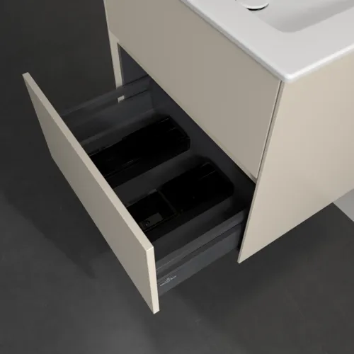 Obrázek V&B Collaro skříňka pod umyvadlo, 2 výsuvy, 611x610x480mm #C14300VN - Cashmere Grey