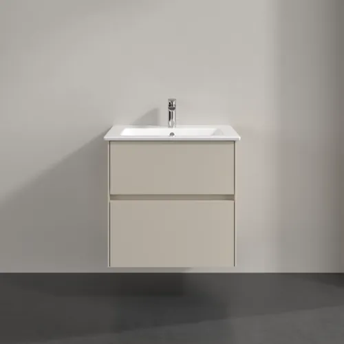 Obrázek V&B Collaro skříňka pod umyvadlo, 2 výsuvy, 611x610x480mm #C14300VN - Cashmere Grey