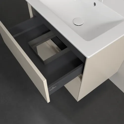 Obrázek V&B Collaro skříňka pod umyvadlo, 2 výsuvy, 611x610x480mm #C14300VN - Cashmere Grey