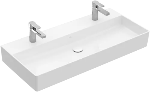 V&B Memento 2.0 dvojumyvadlo nábytkové 1000x470mm #4A221K01 - bílá