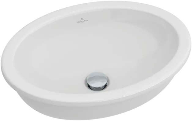 VILLEROY BOCH Umyvadlo na míru Loop & Friends, 570 x 410 x 215 mm, alpská bílá, s přepadem, neleštěné #61552001