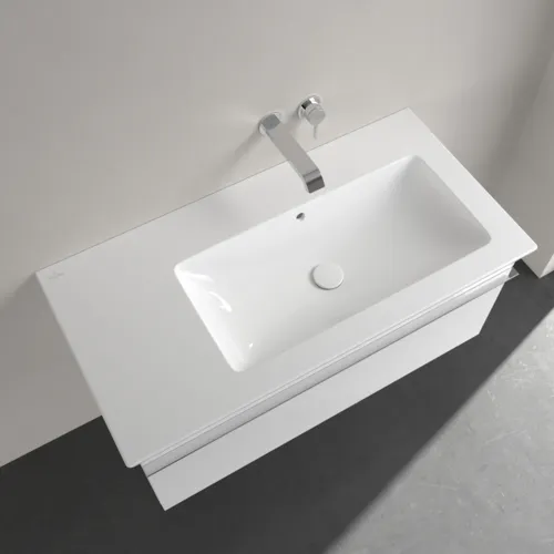 VILLEROY BOCH Skříňkové umyvadlo Venticello, 1000 x 500 x 170 mm, bílá Alpine CeramicPlus, s přepadem #4134R3R1, obrázek 5