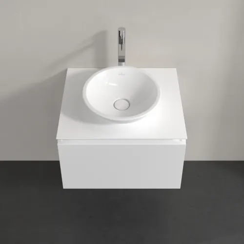 VILLEROY BOCH Legato toaletní skříňka, 1 zásuvka, 600 x 380 x 500 mm, bílá matná / bílá matná #B56700MS, obrázek 4