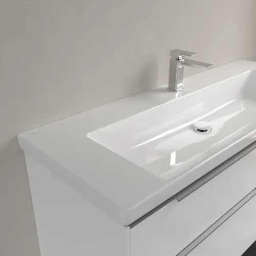 VILLEROY BOCH Skříňkové umyvadlo Subway 3.0, 1300 x 470 x 170 mm, bílé Alpine CeramicPlus, bez přepadu #4A70D2R1, obrázek 7