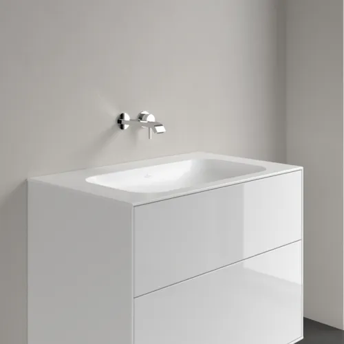 VILLEROY BOCH Umyvadlo na skříňku Finion, 800 x 500 x 160 mm, Stone White CeramicPlus, bez přepadu, neleštěné #416483RW, obrázek 2