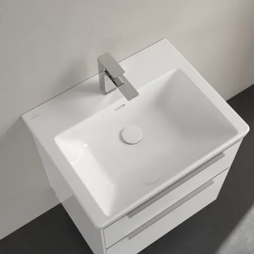 Obrázek VILLEROY BOCH Umyvadlo Subway 3.0, 600 x 470 x 165 mm, bílé Alpine, s přepadem #4A706001