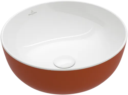 VILLEROY BOCH Umyvadlo na desku Artis, 430 x 430 x 130 mm, rezavé, bez přepadu #417943BCW8