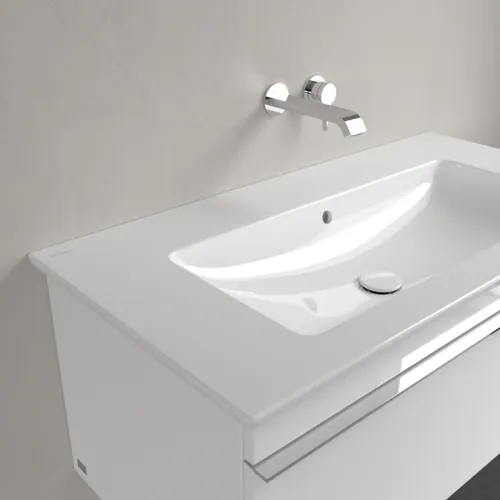 VILLEROY BOCH Skříňkové umyvadlo Venticello, 1000 x 500 x 170 mm, bílá alpská, s přepadem #4104AJ01, obrázek 6