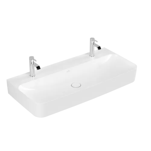 VILLEROY BOCH Umyvadlo Finion, 1000 x 470 x 165 mm, Stone White CeramicPlus, bez přepadu #4168A1RW