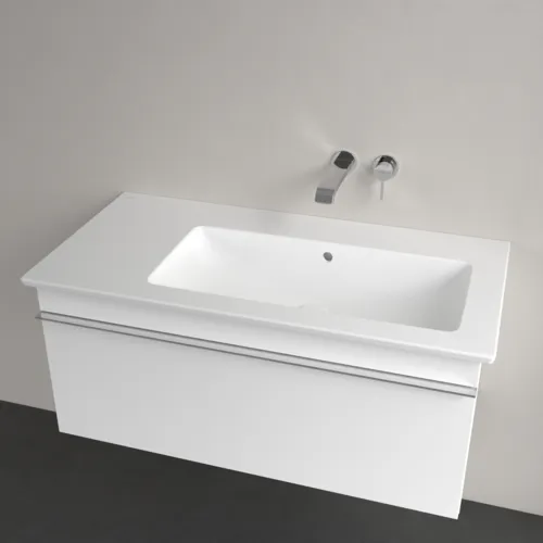 VILLEROY BOCH Skříňkové umyvadlo Venticello, 1000 x 500 x 170 mm, bílá alpská, s přepadem #4134R301, obrázek 3