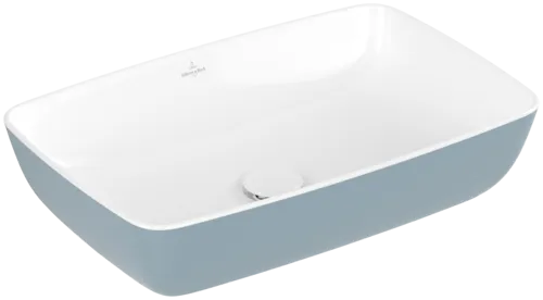 VILLEROY BOCH Umyvadlo na desku Artis, 580 x 385 x 130 mm, Frozen, bez přepadu #417258BCS6