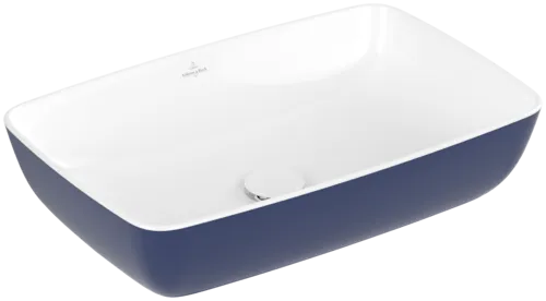 VILLEROY BOCH Umyvadlo na desku Artis, 580 x 385 x 130 mm, Deep Ocean, bez přepadu #417258BCS4