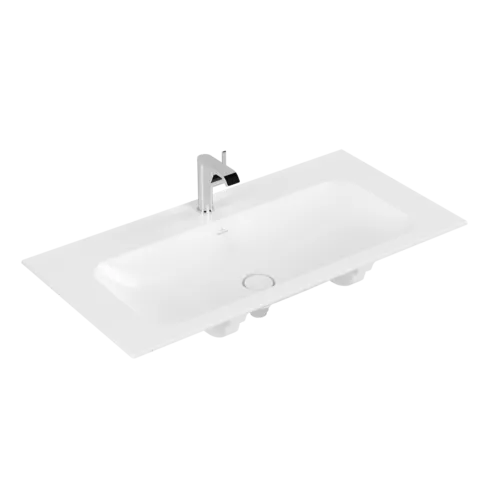 VILLEROY BOCH Umyvadlo na skříňku Finion, 1000 x 500 x 160 mm, Stone White CeramicPlus, bez přepadu, neleštěné #4164A2RW