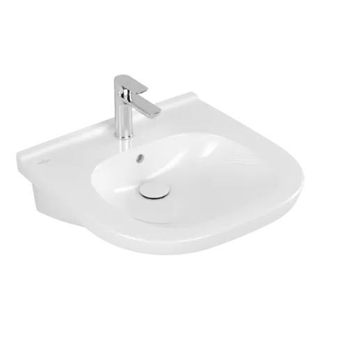 VILLEROY BOCH Umyvadlo ViCare ViCare, 555 x 540 x 195 mm, bílé Alpine CeramicPlus, s přepadem #411955R1