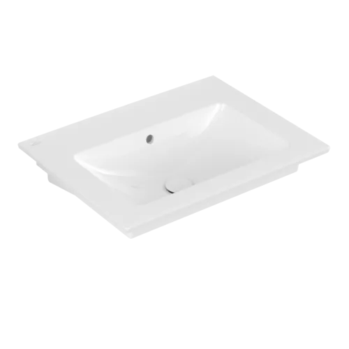 VILLEROY BOCH Umyvadlo Venticello, 655 x 500 x 170 mm, bílá Alpine CeramicPlus, s přepadem #412467R1