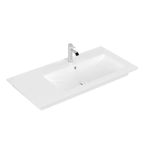 VILLEROY BOCH Umyvadlo na skříňku Venticello, 1000 x 500 x 170 mm, Stone White CeramicPlus, s přepadem #4134R1RW