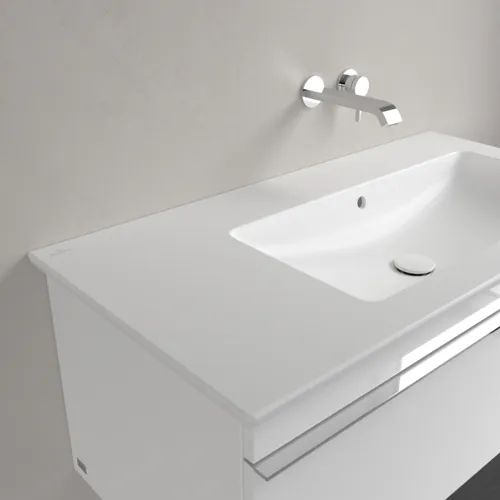 VILLEROY BOCH Umyvadlo na skříňku Venticello, 1000 x 500 x 170 mm, Stone White CeramicPlus, s přepadem #4134R3RW, obrázek 6