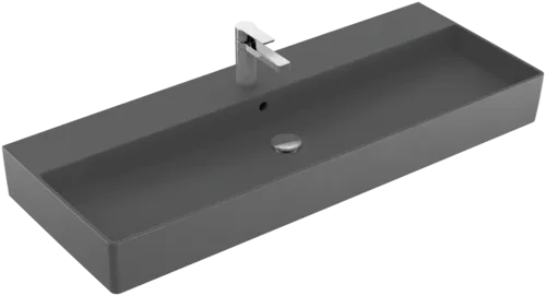 VILLEROY BOCH Umyvadlo Memento 2.0, 1200 x 470 x 150 mm, Graphite CeramicPlus, s přepadem, leštěné #4A22CLI4