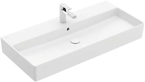 VILLEROY BOCH Umyvadlo Memento 2.0, 1000 x 470 x 135 mm, Stone White CeramicPlus, s přepadem, leštěné #4A221GRW