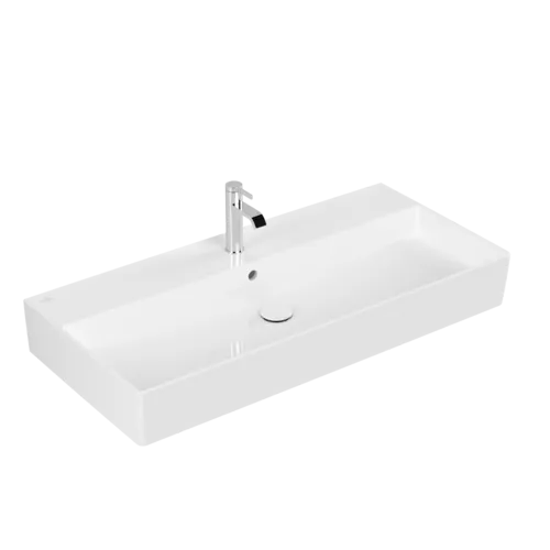 VILLEROY BOCH Umyvadlo Memento 2.0, 1000 x 470 x 135 mm, bílá Alpine CeramicPlus, s přepadem, leštěné #4A221GR1