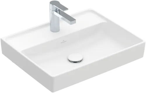 VILLEROY BOCH Umyvadlo Collaro, 550 x 440 x 160 mm, Stone White CeramicPlus, bez přepadu #4A3356RW