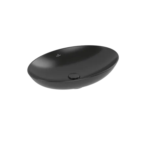 VILLEROY BOCH Umyvadlo na desku Loop & Friends, 620 x 420 x 120 mm, Ebony CeramicPlus, s přepadem #4A4800S5