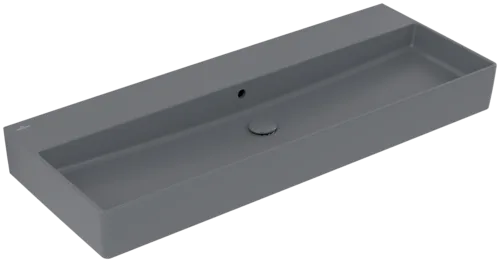 VILLEROY BOCH Umyvadlo Memento 2.0, 1200 x 470 x 150 mm, Graphite CeramicPlus, s přepadem, leštěné #4A22CJI4