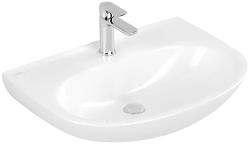VILLEROY BOCH Umyvadlo O.novo, 650 x 480 x 180 mm, bílá alpská, bez přepadu #4A406601