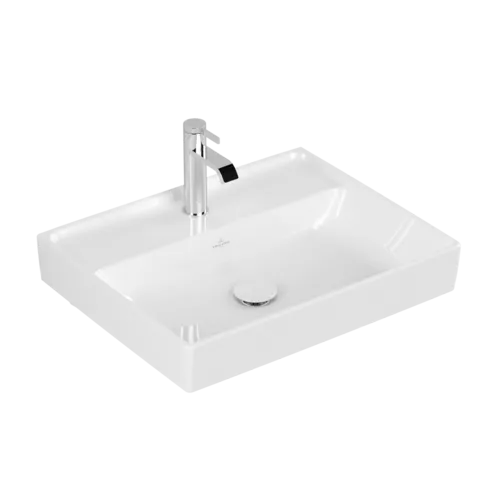 VILLEROY BOCH Umyvadlo Collaro, 550 x 440 x 160 mm, bílá Alpine CeramicPlus, bez přepadu #4A3356R1