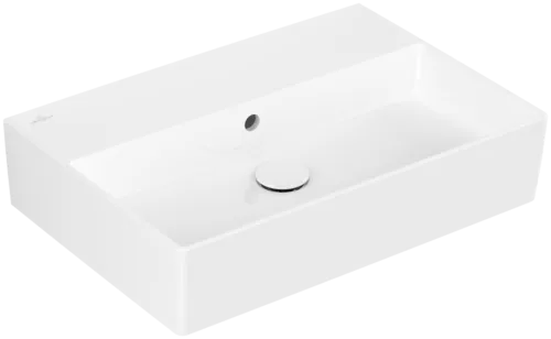 VILLEROY BOCH Umyvadlo Memento 2.0, 600 x 420 x 135 mm, bílá Alpine CeramicPlus, s přepadem, leštěné #4A226JR1