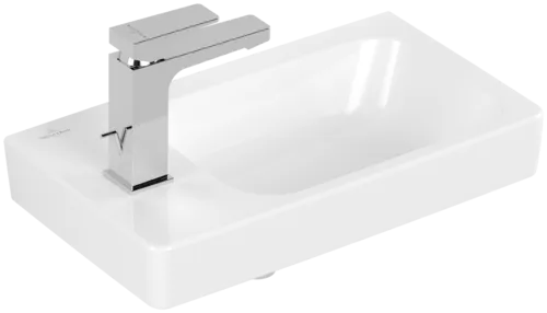 VILLEROY BOCH Umyvadlo Architectura, 480 x 275 x 138 mm, bílé Alpine, s přepadem #43854801