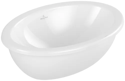 VILLEROY BOCH Podomítkové umyvadlo Loop & Friends, 430 x 290 x 185 mm, bílá Alpine, bez přepadu #4A530101