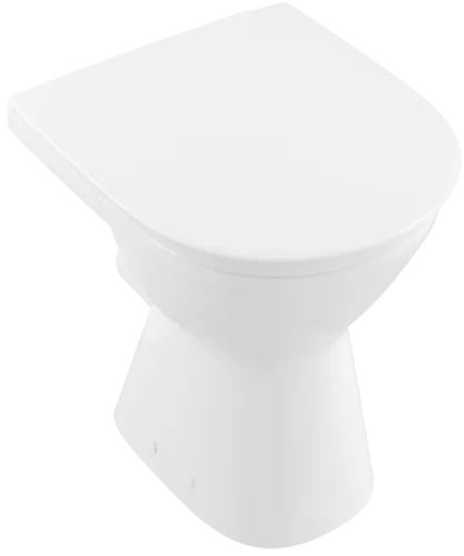VILLEROY BOCH ViCare Oplachovací klozet, bez okrajů, stojící, bílý Alpin CeramicPlus #4684R0R1