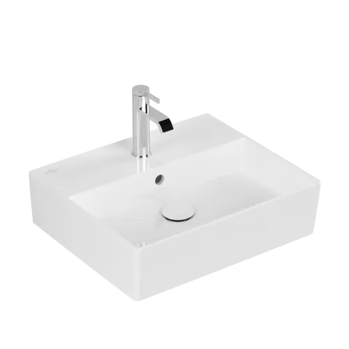 VILLEROY BOCH Umyvadlo Memento 2.0, 500 x 420 x 140 mm, bílá Alpine CeramicPlus, s přepadem, leštěné #4A225GR1