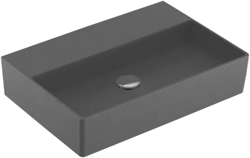 VILLEROY BOCH Umyvadlo Memento 2.0, 600 x 420 x 135 mm, Graphite CeramicPlus, bez přepadu #4A2263I4