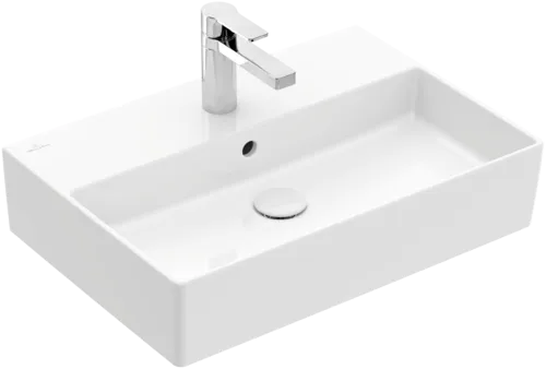 VILLEROY BOCH Umyvadlo Memento 2.0, 600 x 420 x 135 mm, bílá Alpine, s přepadem, leštěné #4A226G01