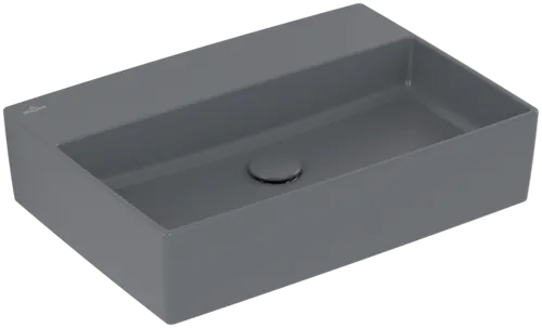 VILLEROY BOCH Memento 2.0 umyvadlo na desku, 600 x 420 x 140 mm, Grafit CeramicPlus, bez přepadu #4A0763I4