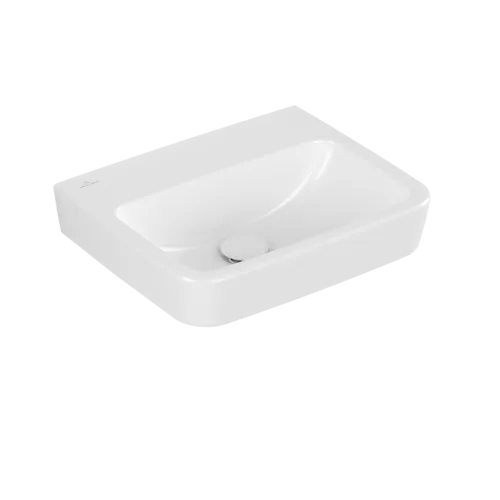 VILLEROY BOCH Umyvadlo O.novo, 450 x 370 x 160 mm, bílé Alpin AntiBac CeramicPlus, bez přepadu #434448T2