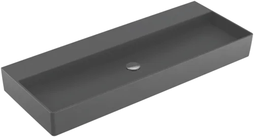 VILLEROY BOCH Umyvadlo Memento 2.0, 1200 x 470 x 150 mm, Graphite CeramicPlus, bez přepadu, leštěné #4A22CFI4