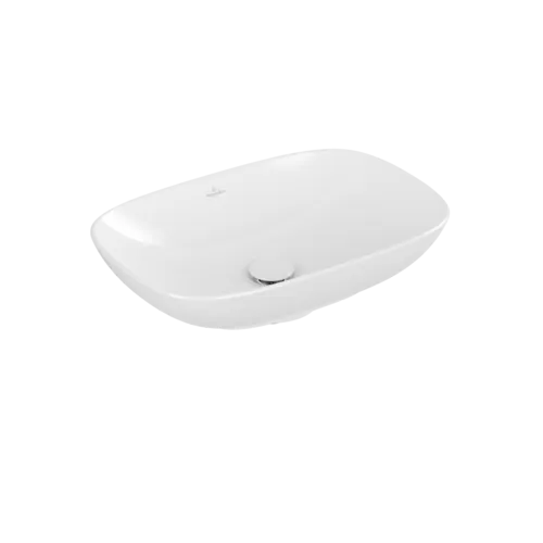 VILLEROY BOCH Umyvadlo na desku Loop & Friends, 560 x 380 x 120 mm, bílá alpská, bez přepadu #4A490101